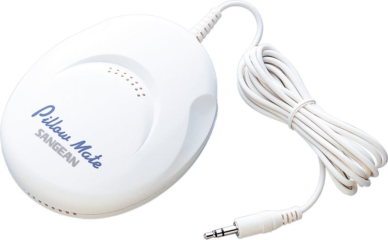 Sangean America, Inc. PS-100 Pillow 3.5mm Aux Portable Speaker, White, One Size - Image 1
